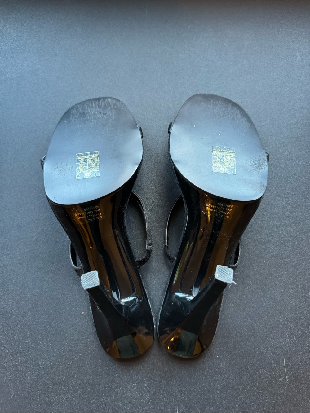 Black Women's Slide Sandals - Pleaser - Picture 5 of 6